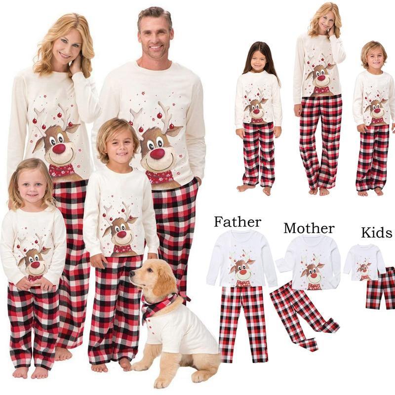 PJ’s Family Matching Pajamas Christmas Deer Inspired - Buy Confidently with Smart Sales Australia