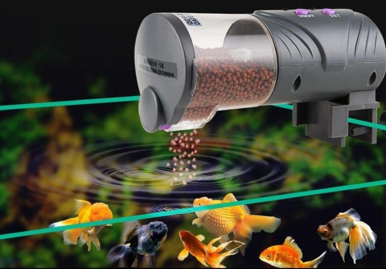 Portable Electrical Auto Fish Feeder Plastic Food Feeding Tool - Buy Confidently with Smart Sales Australia