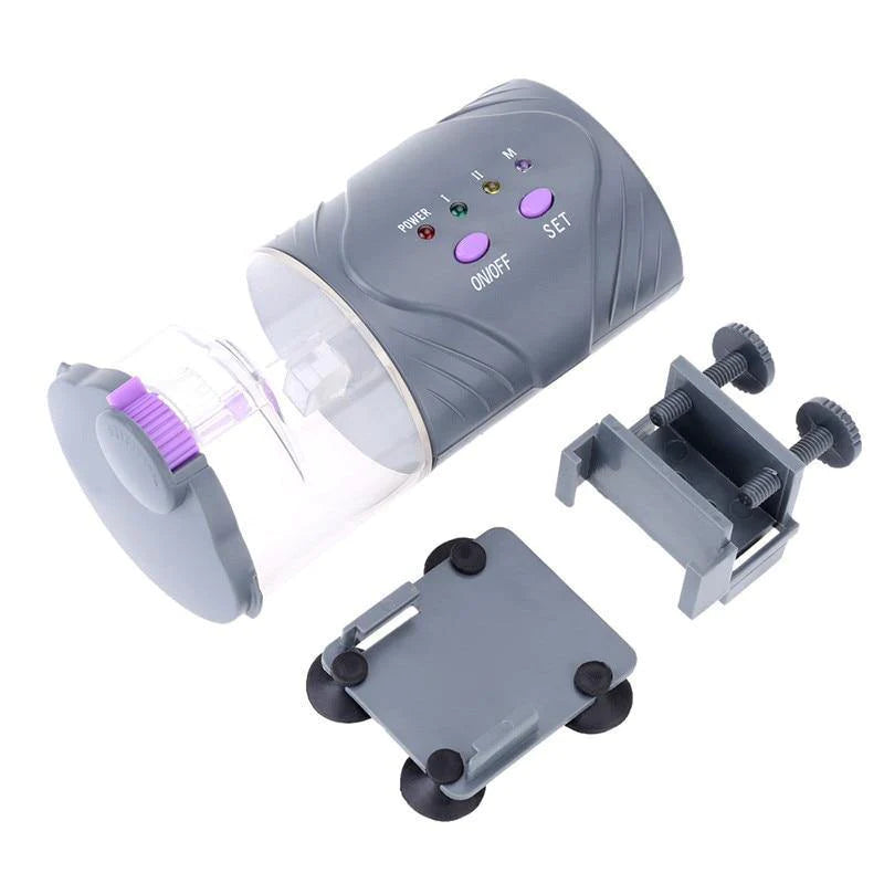 Portable Electrical Auto Fish Feeder Plastic Food Feeding Tool - Buy Confidently with Smart Sales Australia