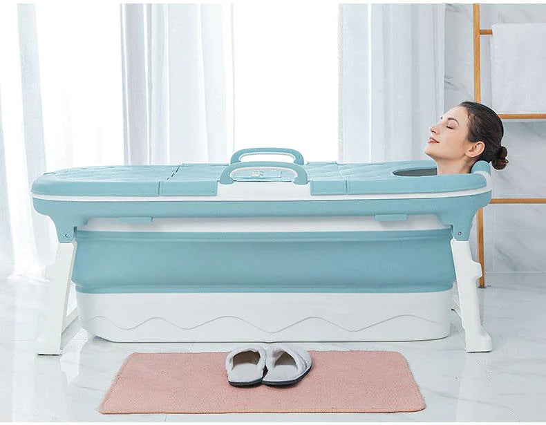 Portable Folding Bathtub with Lid for Home Use - Buy Confidently with Smart Sales Australia