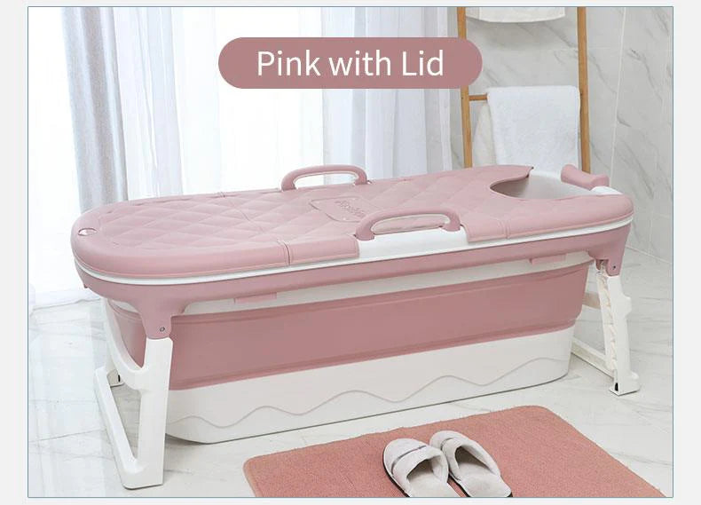 Portable Folding Bathtub with Lid for Home Use - Buy Confidently with Smart Sales Australia