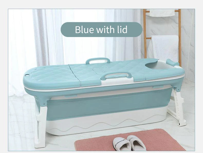 Portable Folding Bathtub with Lid for Home Use - Buy Confidently with Smart Sales Australia