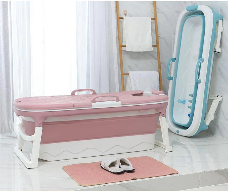 Portable Folding Bathtub with Lid for Home Use - Buy Confidently with Smart Sales Australia