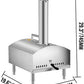 Portable Stainless Steel Mini 12 Inch Pizza & Other Meat Tabletop Toaster For Outdoor Use - Buy Confidently with Smart Sales Australia