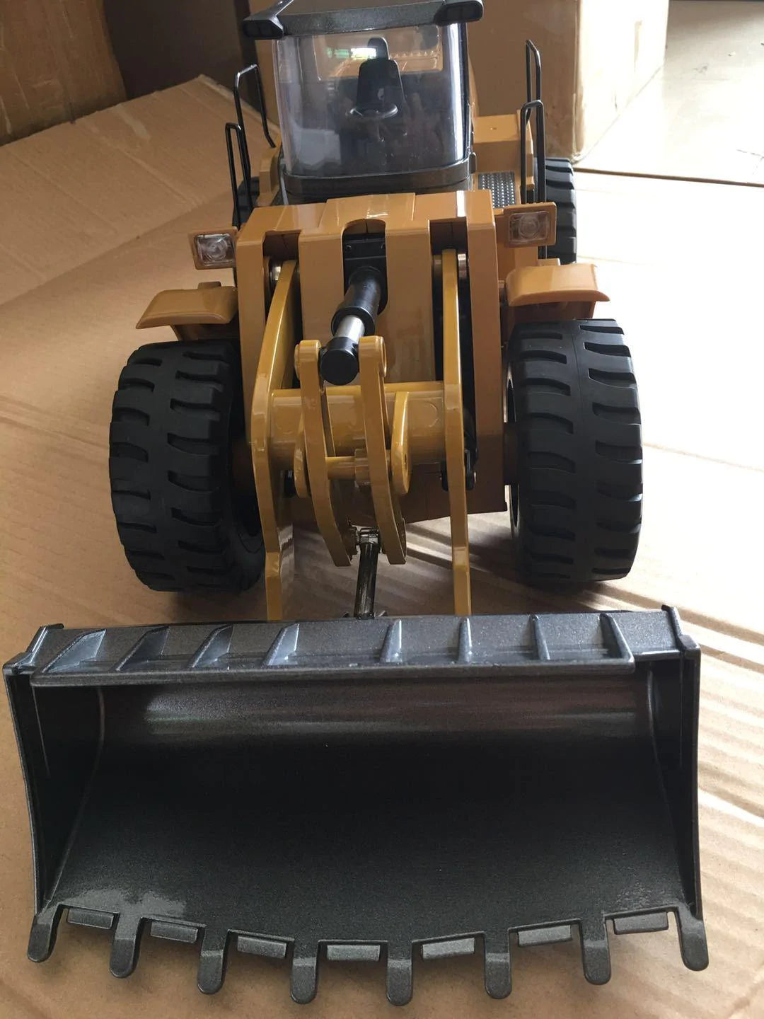 Rechargeable Miniature Metal Wheel Loader Front - Buy Confidently with Smart Sales Australia