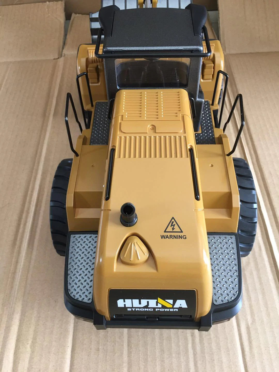 Rechargeable Miniature Metal Wheel Loader Front - Buy Confidently with Smart Sales Australia