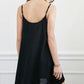 Sexy Women Fashion Linen Hollow Retro Ethnic Embroidery Pattern Irregular Asymmetrical Hem Fringed Tassel Spaghetti Strap Dress - Buy Confidently with Smart Sales Australia