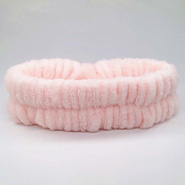 Soft Coral Fleece OMG Bow Headband Turban For Girls - Buy Confidently with Smart Sales Australia