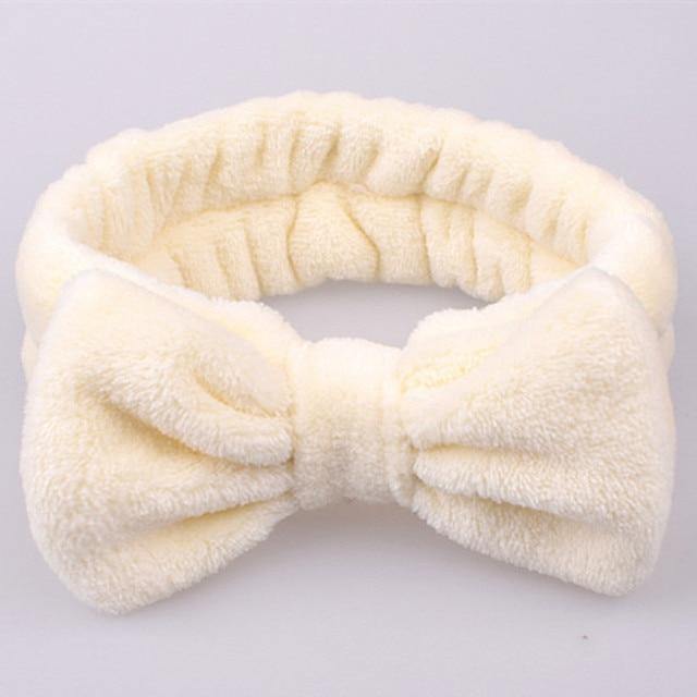 Soft Coral Fleece OMG Bow Headband Turban For Girls - Buy Confidently with Smart Sales Australia