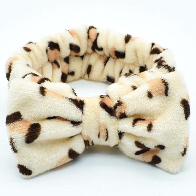 Soft Coral Fleece OMG Bow Headband Turban For Girls - Buy Confidently with Smart Sales Australia