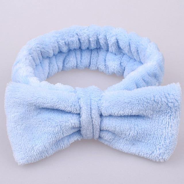 Soft Coral Fleece OMG Bow Headband Turban For Girls - Buy Confidently with Smart Sales Australia