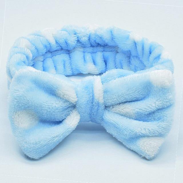 Soft Coral Fleece OMG Bow Headband Turban For Girls - Buy Confidently with Smart Sales Australia