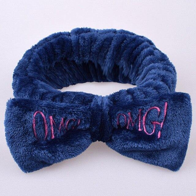 Soft Coral Fleece OMG Bow Headband Turban For Girls - Buy Confidently with Smart Sales Australia
