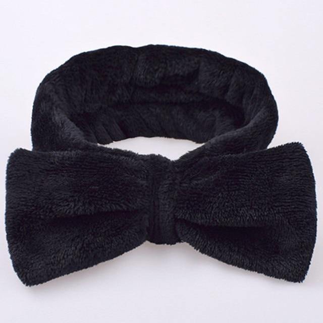 Soft Coral Fleece OMG Bow Headband Turban For Girls - Buy Confidently with Smart Sales Australia