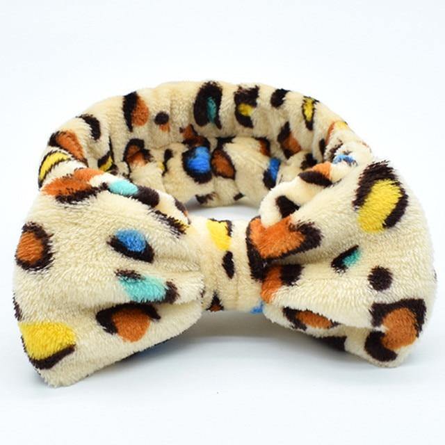 Soft Coral Fleece OMG Bow Headband Turban For Girls - Buy Confidently with Smart Sales Australia