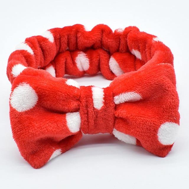 Soft Coral Fleece OMG Bow Headband Turban For Girls - Buy Confidently with Smart Sales Australia