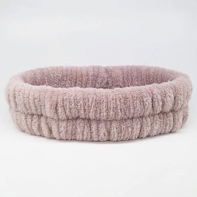 Soft Coral Fleece OMG Bow Headband Turban For Girls - Buy Confidently with Smart Sales Australia