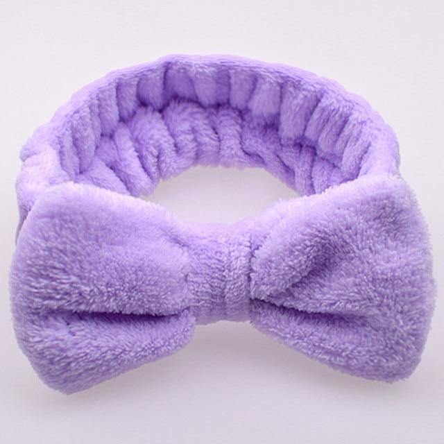 Soft Coral Fleece OMG Bow Headband Turban For Girls - Buy Confidently with Smart Sales Australia
