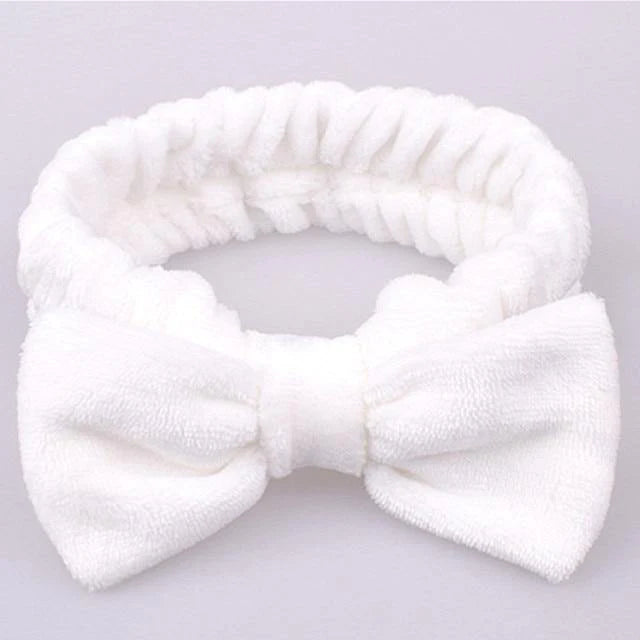 Soft Coral Fleece OMG Bow Headband Turban For Girls - Buy Confidently with Smart Sales Australia
