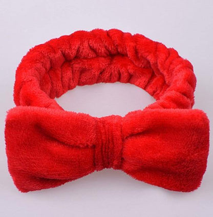 Soft Coral Fleece OMG Bow Headband Turban For Girls - Buy Confidently with Smart Sales Australia
