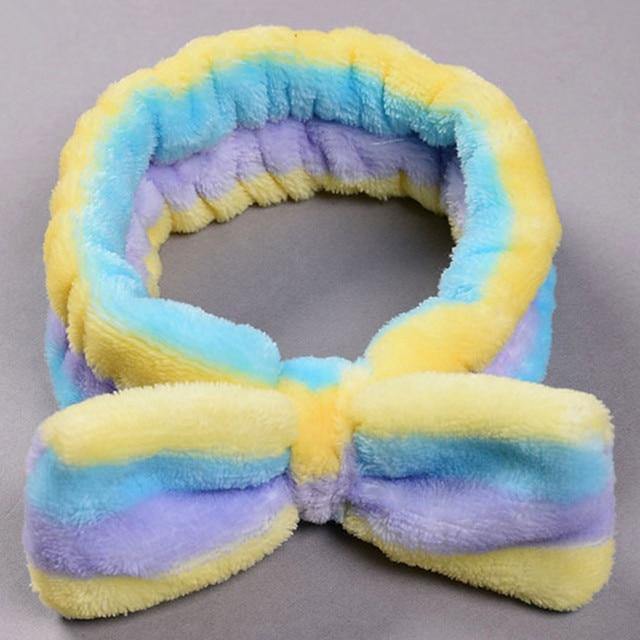 Soft Coral Fleece OMG Bow Headband Turban For Girls - Buy Confidently with Smart Sales Australia