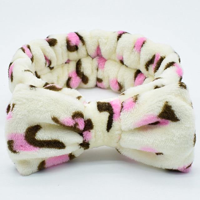 Soft Coral Fleece OMG Bow Headband Turban For Girls - Buy Confidently with Smart Sales Australia