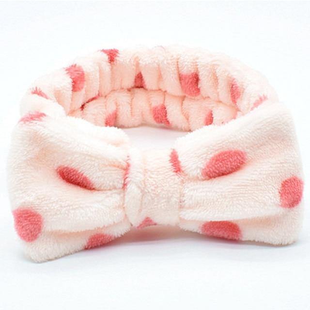 Soft Coral Fleece OMG Bow Headband Turban For Girls - Buy Confidently with Smart Sales Australia