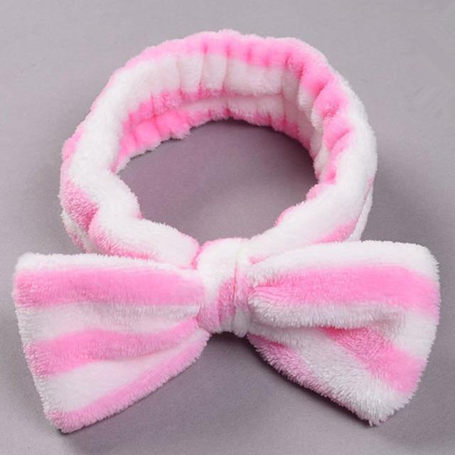 Soft Coral Fleece OMG Bow Headband Turban For Girls - Buy Confidently with Smart Sales Australia