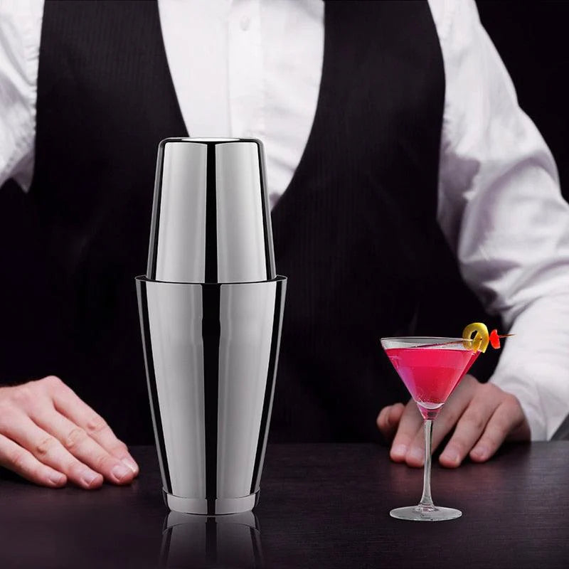 Stainless Steel Cocktail Shaker Kit Drink Mixer Set For Professional Or Home Bar - Buy Confidently with Smart Sales Australia