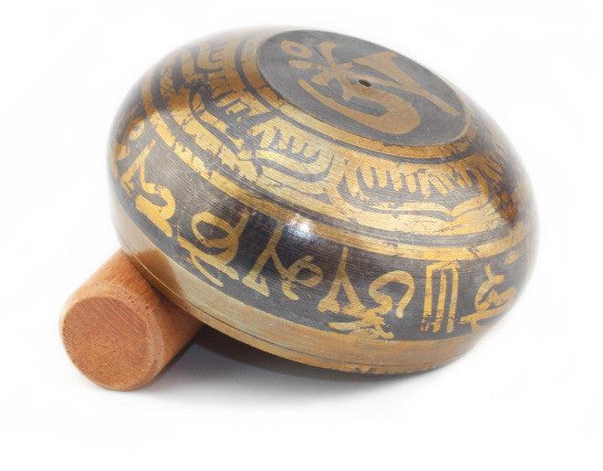 Tibetan Metal Singing Bowl With Wooden Mallet Striker Stick Peaceful Meditation - Buy Confidently with Smart Sales Australia