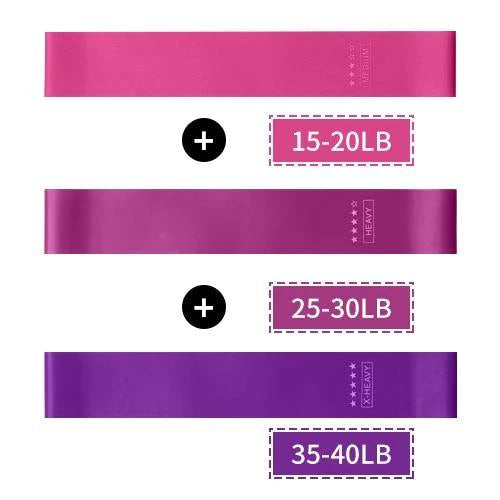 Unisex Elastic Bands For Exercise Yoga Workout 5 Pieces in One Set - Buy Confidently with Smart Sales Australia