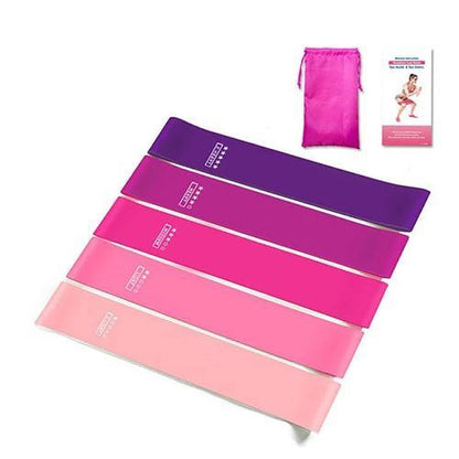 Unisex Elastic Bands For Exercise Yoga Workout 5 Pieces in One Set - Buy Confidently with Smart Sales Australia