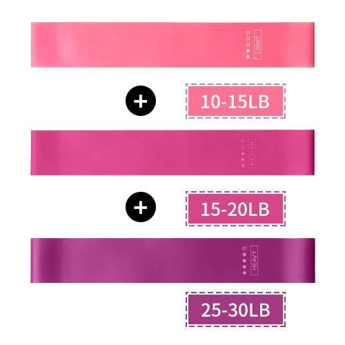 Unisex Elastic Bands For Exercise Yoga Workout 5 Pieces in One Set - Buy Confidently with Smart Sales Australia