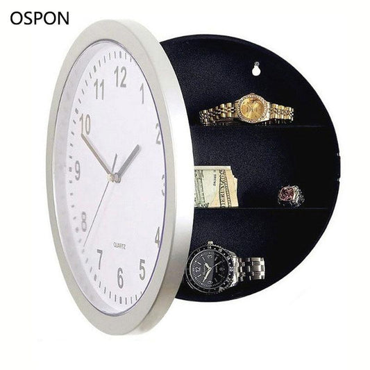Wall Clock With Hidden Secret Safe Storage Compartment For Fun and Novelty Use - Buy Confidently with Smart Sales Australia