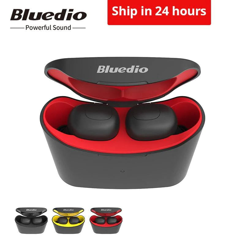 Wireless Bluedio T-Elf Bluetooth 5.0 Earphones Headphones Earbuds Powerbank for Apple iPhone Samsung Android TWS Sports Headset Wireless Earphone with Charging Box - Buy Confidently with Smart Sales Australia