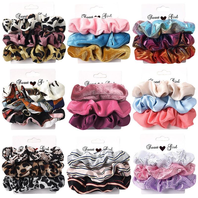 New Womens Hair Scrunchies | Boho Velvet and Satin Hair Accessories - Buy Confidently with Smart Sales Australia