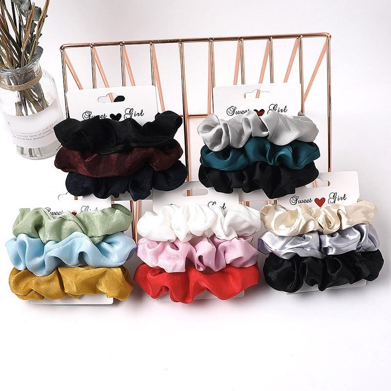 New Womens Hair Scrunchies | Boho Velvet and Satin Hair Accessories - Buy Confidently with Smart Sales Australia