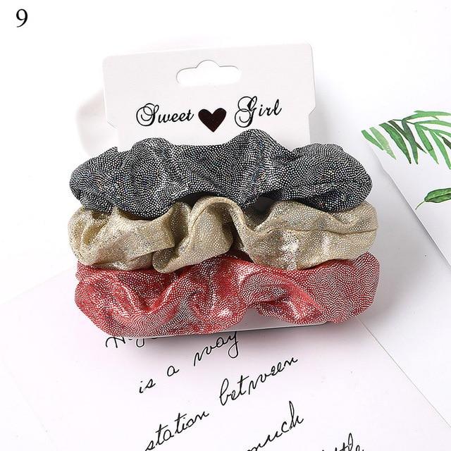 New Womens Hair Scrunchies | Boho Velvet and Satin Hair Accessories - Buy Confidently with Smart Sales Australia