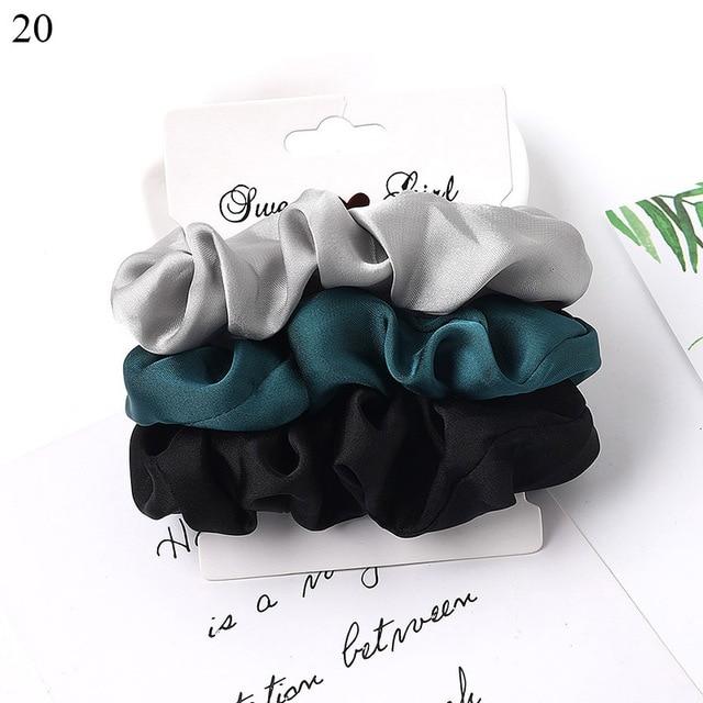 New Womens Hair Scrunchies | Boho Velvet and Satin Hair Accessories - Buy Confidently with Smart Sales Australia